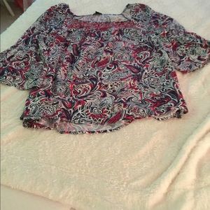 Multi Color plus size shirt.